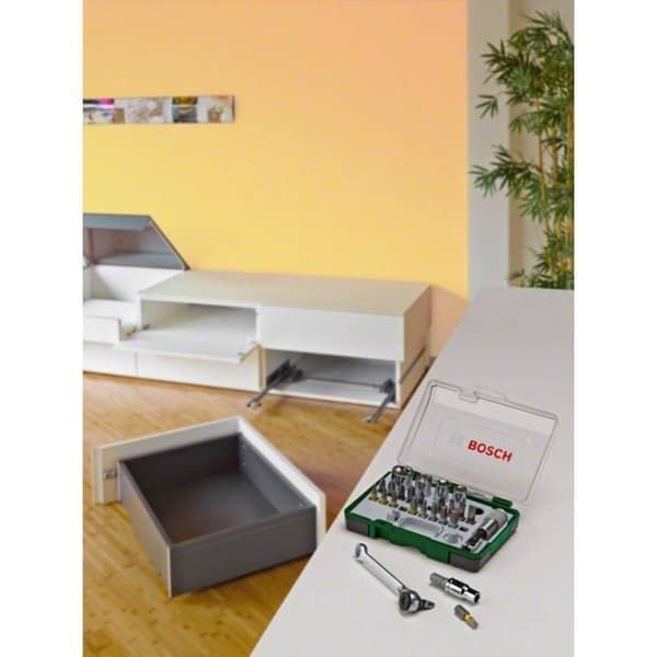 Bosch Accessories Promoline Hylsnyckelsats metrisk 1/4 27 delar 2607017160
