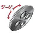 Miniatyrbild 4 av 8: Wera 8000 C 05003600001 Spärrhandtag Zyklop 1/2 277 mm