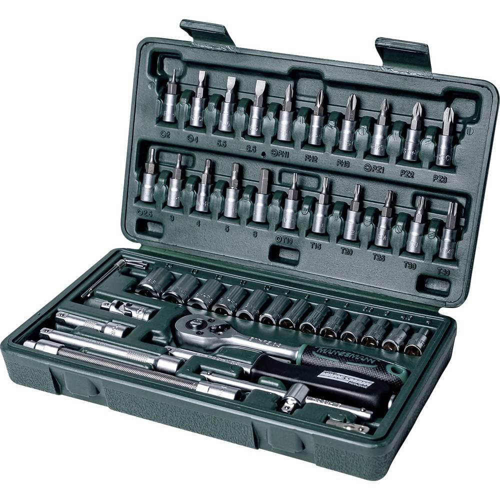 Brüder Mannesmann Hylsnyckelsats metrisk 1/4 46 delar M 2040