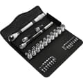 Miniatyrbild 2 av 4: Wera Zyklop Metal 8100 SC 7 Hylsnyckelsats metrisk 1/2 28 delar 05004077001