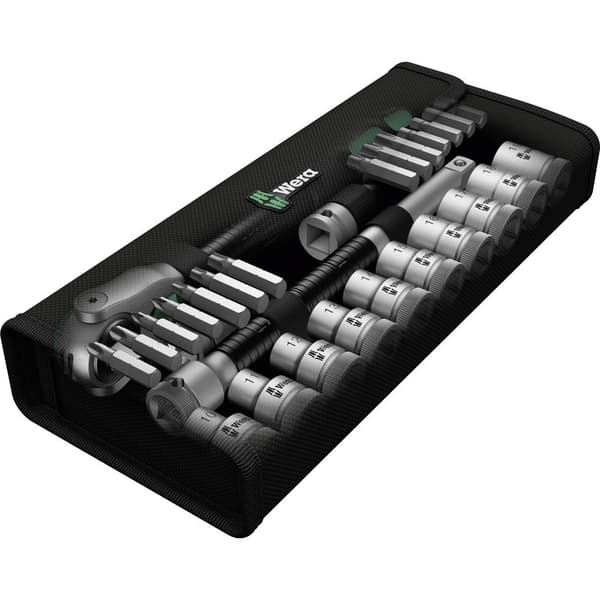 Wera 8100 SC 6 Zyklop Speed Hylsnyckelsats metrisk 1/2 28 delar 05004076001