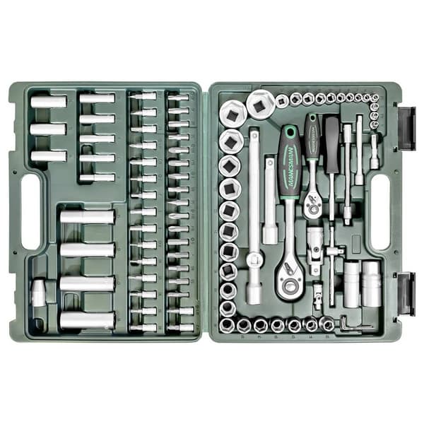 Brüder Mannesmann Hylsnyckelsats metrisk 1/4, 1/2 94 delar M98410