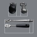 Miniatyrbild 4 av 4: Wera Zyklop Metal 8004 A 05004004001 Spärrhandtag 1/4 141 mm