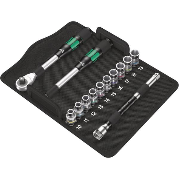 Wera 8006 SC 1 Hylsnyckelsats metrisk 1/2 13 delar 05004090001