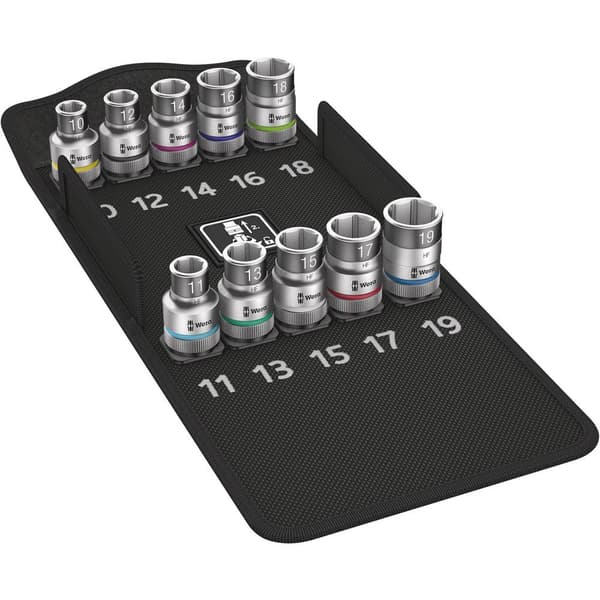 Wera 8790 HMC HF Hylsnyckelinsats-set 1/2 10 delar 05004203001