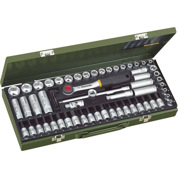 Proxxon Industrial Hylsnyckelsats metrisk 3/8 65 delar 23112