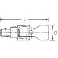 Miniatyrbild 2 av 2: Stahlwille 428 QR 12021000 Universalknut 3/8 tum Drivning 3/8 60 mm 1 st
