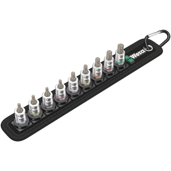 Wera Hylsnyckelinsats-set 1/4 11 delar 05003884001