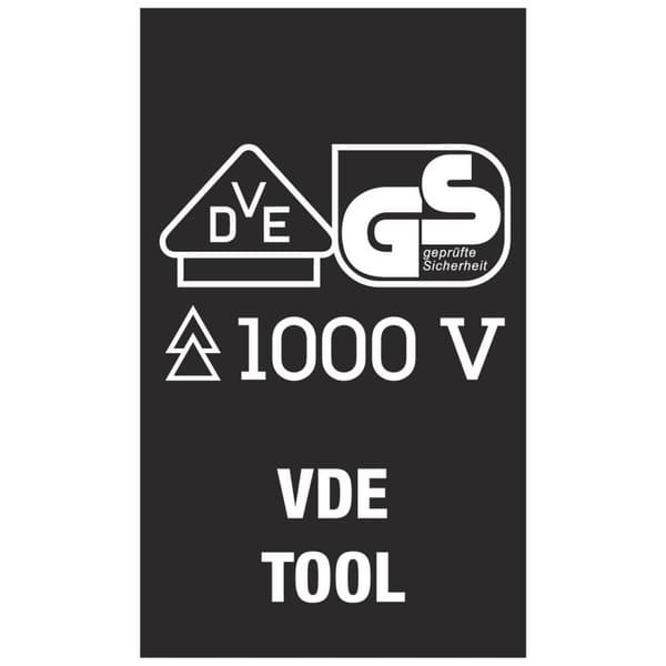 Wera 8790 B VDE 05004952001 Ytter-sexkantig VDE-hylsnyckelinsats 8 mm 3/8