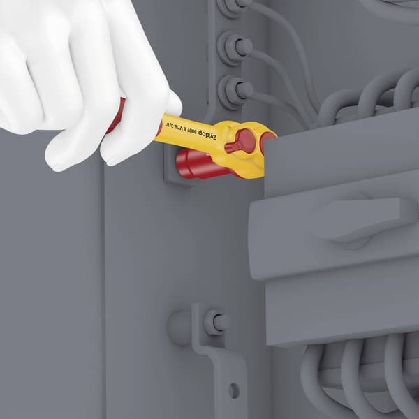 Wera 8007 B VDE Zyklop 05004966001 Spärrhandtag 3/8 222 mm
