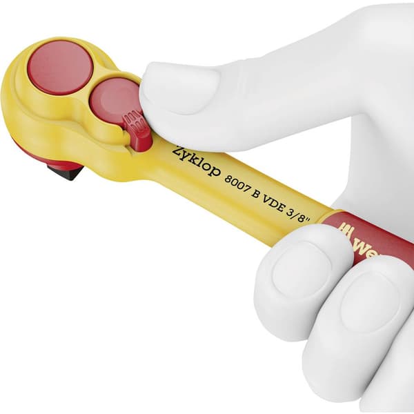 Wera 8007 B VDE Zyklop 05004966001 Spärrhandtag 3/8 222 mm