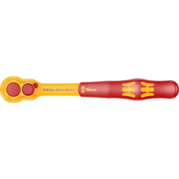 Wera 8007 B VDE Zyklop 05004966001 Spärrhandtag 3/8 222 mm