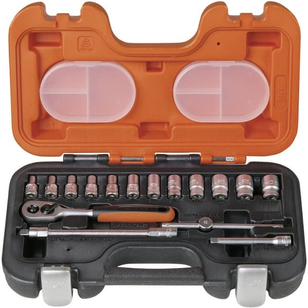 Bahco Hylsnyckelsats 16 delar S160