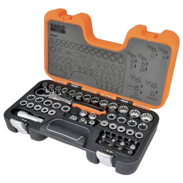 Bahco Hylsnyckelsats 53 delar S530T