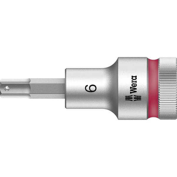 Wera 8740 C HF 05003822001 Inner-sexkantig Hylsnyckel-bitsinsats 6 mm 1/2