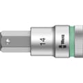 Miniatyrbild 1 av 4: Wera 8740 C HF 05003827001 Inner-sexkantig Hylsnyckel-bitsinsats 14 mm 1/2