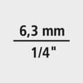 Miniatyrbild 4 av 4: Wera 8790 FA 05003665001 Ytter-sexkantig Hylsnyckelinsats 4 mm 1/4