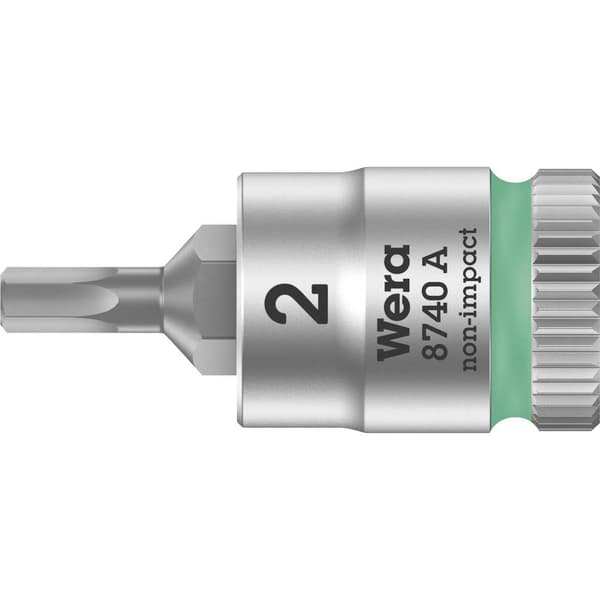 Wera 8740 A 05003330001 Inner-sexkantig Hylsnyckel-bitsinsats 2 mm 1/4