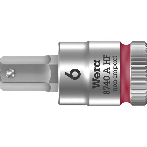 Wera 8740 A 05003337001 Inner-sexkantig Hylsnyckel-bitsinsats 6 mm 1/4