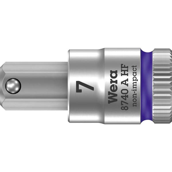 Wera 8740 A 05003341001 Inner-sexkantig Hylsnyckel-bitsinsats 7 mm 1/4