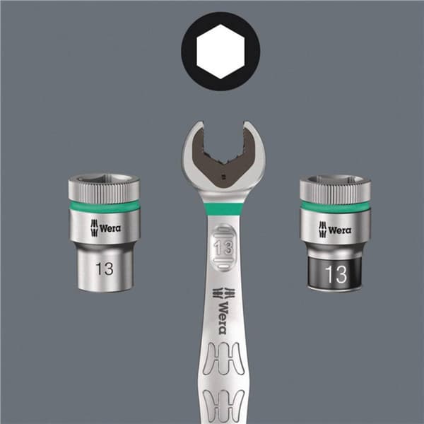 Wera 8790 HMA 05003724001 Ytter-sexkantig Hylsnyckelinsats 9 mm 1/4