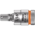 Miniatyrbild 1 av 3: Wera 8740 A 05003386001 Inner-sexkantig Hylsnyckelinsats 3/16 1/4