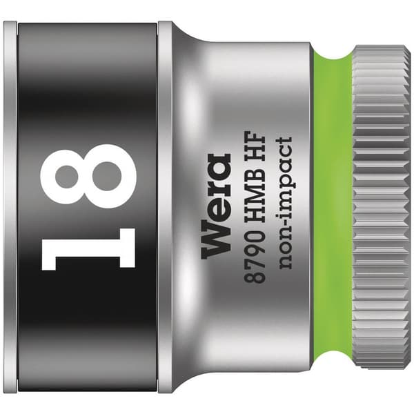 Wera 8790 HMB HF 05003752001 Ytter-sexkantig Hylsnyckelinsats 18 mm 3/8