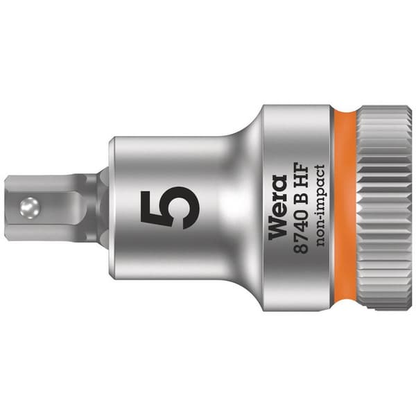 Wera 8740 B HF 05003033001 Ytter-sexkantig Hylsnyckelinsats 5 mm 3/8