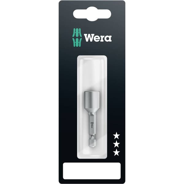 Wera 869/4 M 05073508001 Hylsnyckel-maskinupptag 13 mm Drivning 1/4 50 mm 1 st