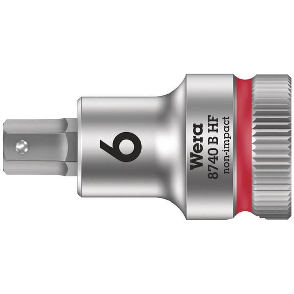 Wera 8740 B HF 05003035001 Ytter-sexkantig Hylsnyckelinsats 6 mm 3/8