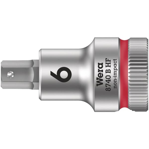 Wera 8740 B HF 05003035001 Ytter-sexkantig Hylsnyckelinsats 6 mm 3/8