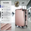 Miniatyrbild 6 av 11: Resväskor 4 set Pucci, bagage av ABS-hårdplast - roséguld