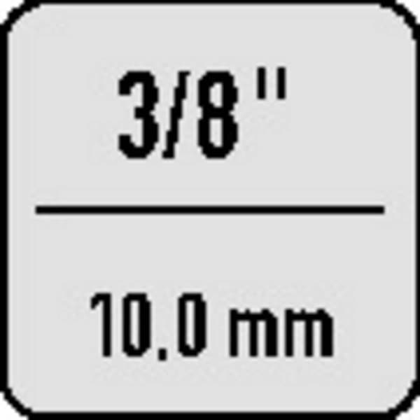 Gedore 3095 6238140 Universalknut Drivning 3/8 50 mm 1 st