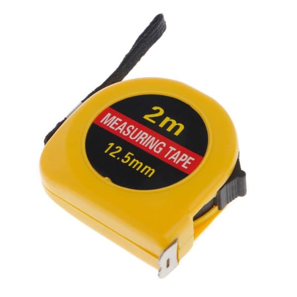 Måttband - 2M / 6ft (Gul)