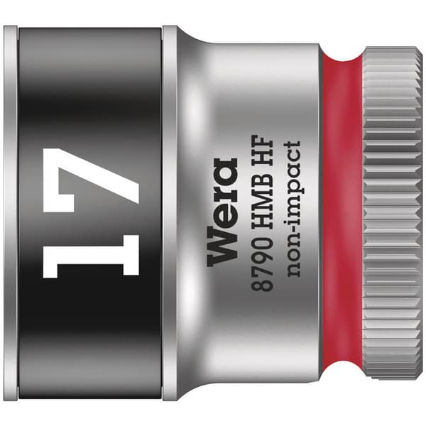 Wera 8790 HMB HF 05003751001 Ytter-sexkantig Hylsnyckelinsats 17 mm 3/8