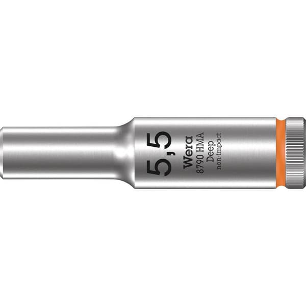 Wera 05004502001 Hylsnyckelinsats 5.5 mm 1 st 1/4