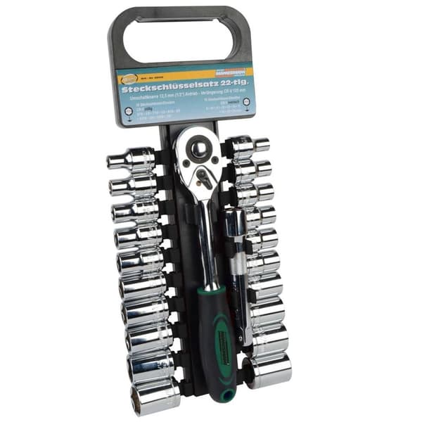 Brüder Mannesmann Hylsnyckelsats 1/2 22 delar M29106