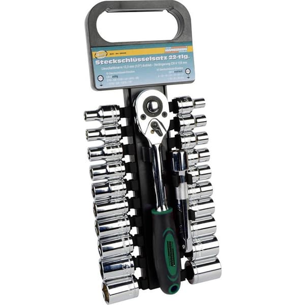 Brüder Mannesmann Hylsnyckelsats 1/2 22 delar M29106