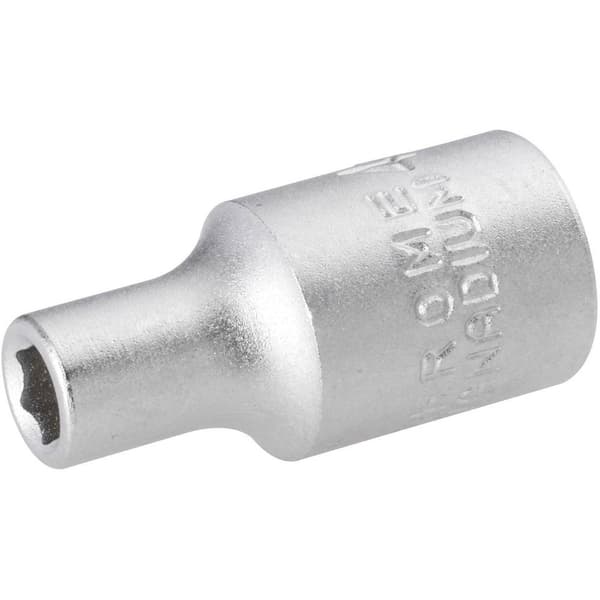 TOOLCRAFT 820743 Udvendig sekskant Topnøgleindsats 5 mm 1/4 (6,3 mm)