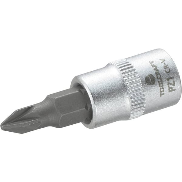 TOOLCRAFT 816056 Krydskærv Pozidriv Topnøgle-bit-indsats PZ 1 1/4 (6,3 mm)