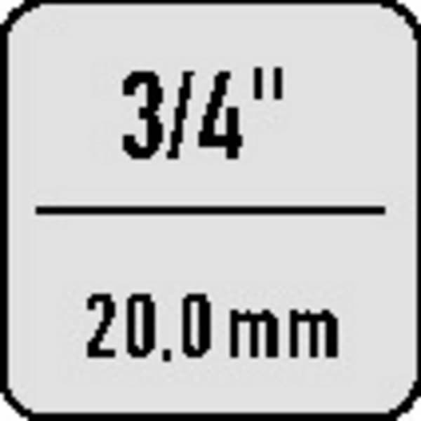 Gedore K 32 L 36 6284330 Kraft-hylsnyckelinsats 36 mm 3/4