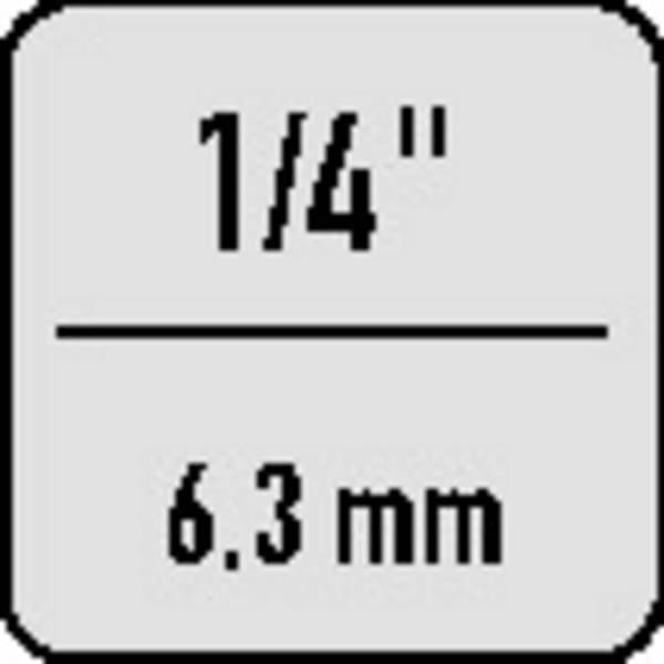 Gedore 20 L 7 6191910 Hylsnyckelinsats 7 mm 1/4
