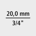 Miniatyrbild 3 av 4: Gedore 3294 6279090 Anslutningsfyrkant Drivning 3/4 51.5 mm 1 st