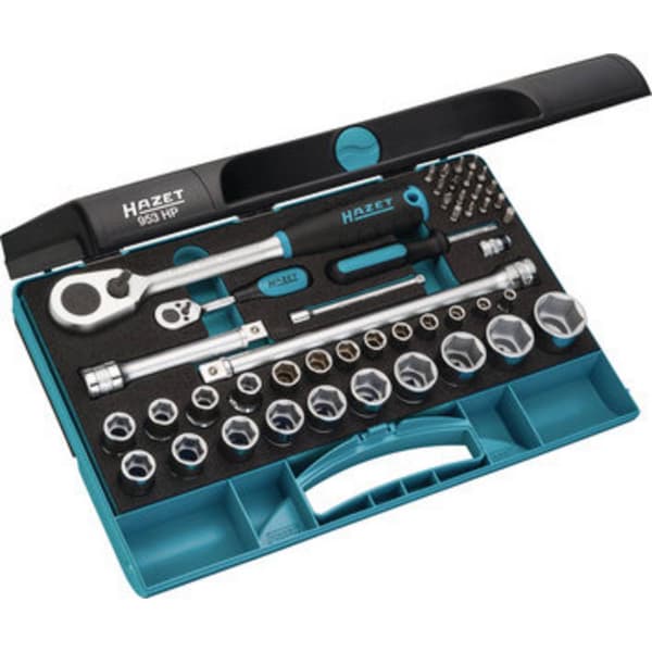 Hazet Hylsnyckelsats metrisk 1/2 47 delar 953HP