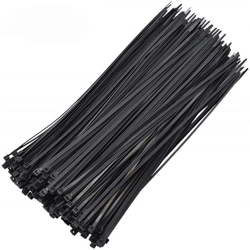 Buntband 10 x 350 mm 100-pack Svart