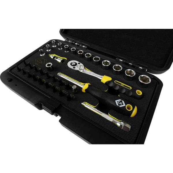C.K T4660 Hylsnyckel-bitsinsats-set metrisk 1/4 36 delar T4660