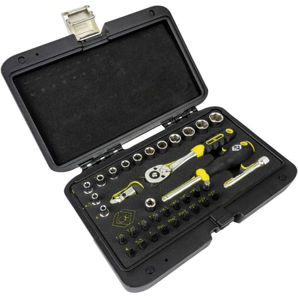 C.K T4660 Hylsnyckel-bitsinsats-set metrisk 1/4 36 delar T4660