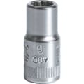 Miniatyrbild 2 av 2: Stahlwille 40 D 6 01030006 Dubbelsexkant Hylsnyckelinsats 6 mm 1/4