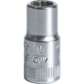 Miniatyrbild 1 av 2: Stahlwille 40 D 6 01030006 Dubbelsexkant Hylsnyckelinsats 6 mm 1/4