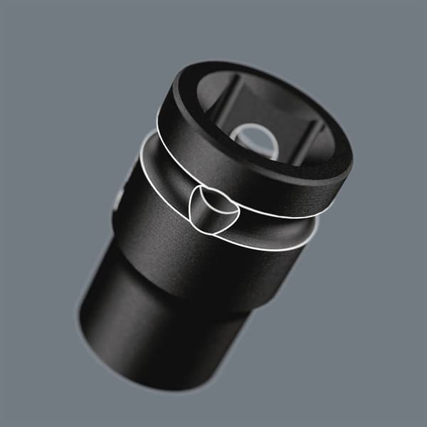 Wera C Impaktor Hylsnyckelsats imperial 1/2 9 delar 05005490001